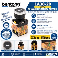 Bentong Yaylı Buton - Beyaz Ok - LA38 Serisi