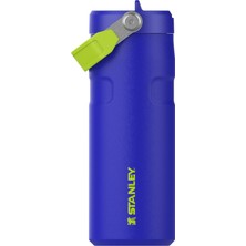 Rafta Stanley 1913 Flip Straw Içecek Şişesi, 0,47 L, Kobalt Açık Yeşil