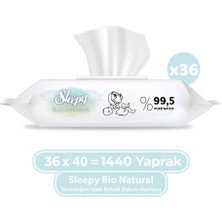 Rafta Sleepy Islak Mendil Bio Natural 1440 Yaprak
