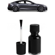 Rafta Fırçalı Şişe Seti, 25ML Oto Rötuş Boyası, Stealth Grey