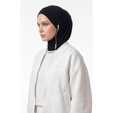 Aisha's Design Kışlık Boyun Kapatıcı Özellikli ve Kulaklık Girişli Penye BONE,B-94O