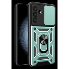 Miss Mojo Samsung Galaxy A27 5g Pars Lens Yüzüklü Silikon - Yeşil