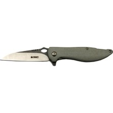 Miss Mojo Lotus 1265 Gri Kamp / Outdoor Çakı 18CM - Yarı Otomatik, Kemerlikli, Kutulu