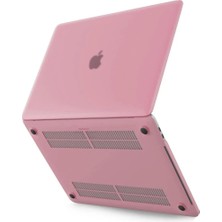 Miss Mojo Apple Macbook Pro 13 2021 Macbook Buzlu Kapak - Pembe