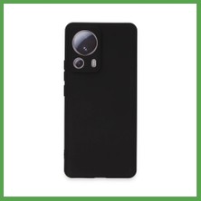 Bezos Mi 13 Lite Kılıf Nano Içi Kadife Silikon - Siyah Mgc
