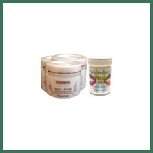 Bezos Three Brand 100 ml Arnavut Aklık Kremi 3 Adet + Foot Care Cream Cooling Peppermint 50ML Ayak Bakım Kremi Nane Ferahlığı ve Kokusu 1 Adet Bss