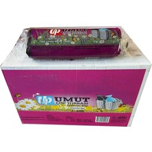 Tr Umut Endüstriyel Jumbo Çöp Torbası Poşeti - 2 Kat - Siyah - 600 Gr. - 80X110 Cm. -10 Adetlik 20 Rulo