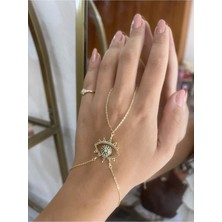 LinAlya Jewelry Göz Model Taş Detaylı Şahmeran