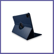 Nida iPad Air 4 10.9 Kılıf 360 Tablet Deri Kılıf - Lacivert Nıda