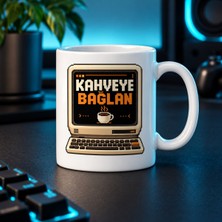 Ulu Pazarlama Kahveye Bağlan Tasarımlı Porselen Kupa - Model 665