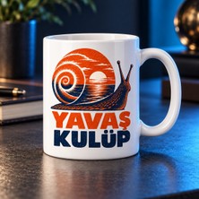 Ulu Pazarlama Yavaş Kulüp Tasarımlı Porselen Kupa - Model 670