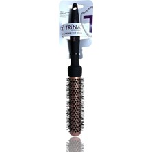Tr Trina Professional Diva Yuvarlak Termal Fön Fırçası, 25MM Çap, Siyah