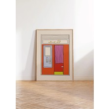 Ninastore Fotoğraf Kabini Illüstrasyonu Arapça Poster Dijital Baskı Indirme Mimari Sanat Minimalist Galeri Duvar Sanatı Modern Baskı Japon