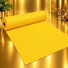 Oktay Sesal 15X70 Metre Sarı Tela Kumaş Noel Yılbaşı Süsleme Kumaşı Elyaf Kumaş Sarı
