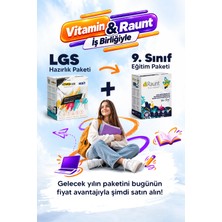 Vitamin LGS'den Liseye Başarı Paketi LGS 2027 Hazırlık Seti + 9. Sınıf Eğitim Setine Özel  30 Canlı Özel Ders + Birebir Sınav Koçluğu Yapay Zeka Destekli Dijital Platform ve Kitap Seti