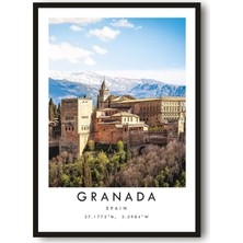 Ninastore Granada Ispanya Seyahat Baskısı: Giclée Güzel Sanatlar Duvar Dekoru
