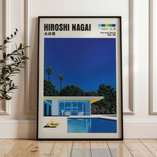 Ninastore Hiroshi Nagai Sanat Baskısı Japon Şehir Pop Vaporwave Sanatı (Dijital Indirme)