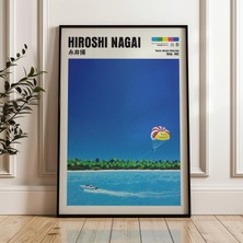 Ninastore Hiroshi Nagai Sanat Baskısı Japon Şehir Pop Vaporwave Dekor (Dijital Indirme)