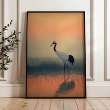 Ninastore Turna Kuşu Minimalist Japon Tarzı Dijital Poster Indir