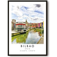 Ninastore Bilbao Ispanya Seyahat Baskısı: Eşsiz Ev Duvar Sanatı