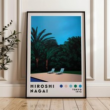 Ninastore Hiroshi Nagai Sanat Baskısı Vaporwave Japon Posteri (Dijital Indirme)