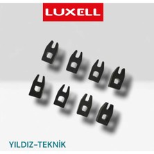 Luxell Ocak Izgara Contası 8 Adet Siyah