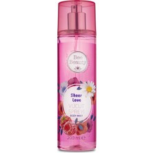 Bee Beauty Sheer Love Vücut Spreyi 200 ml Kadınlar İçin Sofistike Mandalina ve Yasemin Kokusu