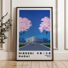 Ninastore Hiroshi Nagai Sanat Baskısı Japon Şehir Pop Vaporwave (Dijital Indirme)