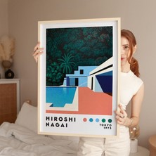 Ninastore Hiroshi Nagai Sanat Baskısı Japon Şehir Pop Ev Dekorasyonu (Dijital Indirme)