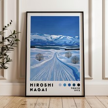 Ninastore Hiroshi Nagai Sanat Baskısı Dijital Indirme Japon Sanat Posteri Ev Dekorasyonu Japon Şehri Pop Modern Sanat Baskısı Vaporwave Baskısı