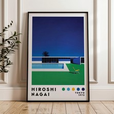 Ninastore Hiroshi Nagai Sanat Baskısı Japon Şehir Pop Modern Ev Dekorasyonu (Dijital Indirme)