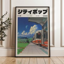 Ninastore Retro Japon Y2K Posteri Estetiği 90'lar Vaporwave Baskısı Indie Oda Dekorasyonu Retro Anime Duvar Dekoru Vintage Tarzı Manifest Sanatı