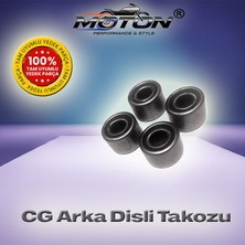 Moton Cg Arka Dişli Takozu Takımı Demir Siyah (4'lü Set)