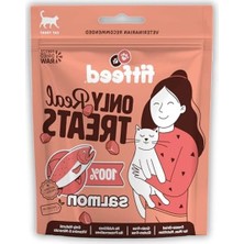 Vionna Dondurulmuş Çiğ Somon Kedi Ödülü, 40 gr Besleyici