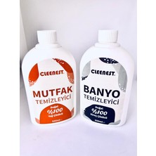 Tr 2'li Set Banyo ve Mutfak Temizleyiciler, 500ML, Doğal Formüllü 2 Sprey Başlığıyla Beraber
