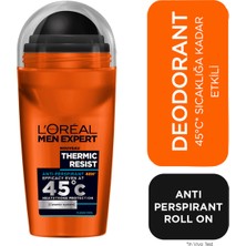 L'Oréal Paris Men Expert 50 ml Thermic Resist Roll-On Deodorant Tüm Cilt Tipleri İçin Etkili Koruma