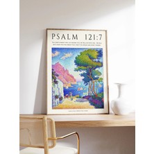 Ninastore Incil Ayeti Posteri Incil Sanatı Paul Signac Sanatı Noktacılık Sanatı Hristiyan Ev Dekorasyonu Çiçek Baskısı Çiçek Dekoru Hediye A1/a2/a3/a4