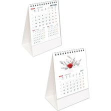 Tr 2027 Ofis Piramit Masa Takvimi Dikey Masaüstü Takvim 12,5X19,5 cm