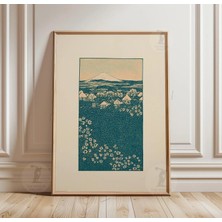 Ninastore Fuji Dağı Japon Baskısı | Vintage Manzara Illüstrasyonu