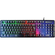 Dexim DKA010 KBL707 Mekanik Rgb Hisli Şeffaf Klavye