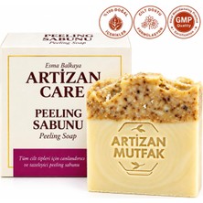 Tr Artizan Care Peeling Sabunu (110 G) – Doğal Içerikli El Yapımı Sabun – Yüz ve Vücut Peeling Bakımı Için Katı Sabun – Paraben ve Sentetik Koku Içermez