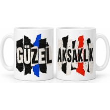 Gees Global Güzel Aksaklık 2'li Porselen Kupa Seti - MODEL 701