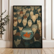 Ninastore Kasede Japon Balığı Ukiyo-E Tarzı Japon Vintage Sanat Eseri Dijital Poster Indir