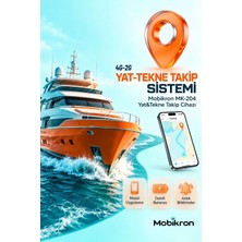 Mobikron MK-204-1 4G/2G destekli Sesli Bildirimli Tekne & Yat Takip Sistemi - 12 Ay Hatlı + Server Dahil Gps (2026 Seri)