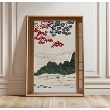 Ninastore Shoji Manzara Posteri Japon Doğa Duvar Sanatı
