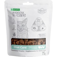 Tr Nature's Protection Superior Care Ördekli, Hindili & Tavuklu Ağız Bakım Kedi Ödülü 75G