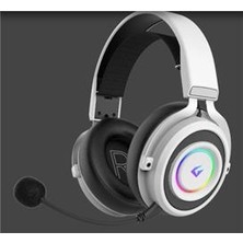 Gameagle GE2010 Step Hunter S1 Rgb  Kablosuz Mikrofonlu Oyuncu Kulaklığı Beyaz