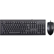 A4Tech A4 Tech KM-72620D Siyah Q Tr USB Fn Multimedya Kablolu Set