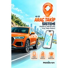 Mobikron MK190-1 2026 Nesil Araç Takip Cihazı - Uzaktan Motor Blokaj özellikli 12 Ay Hat+Server Dahil