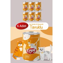 Tr Tavuklu Kedi Konservesi, Sos Içinde Et Parçacıklı, 400 G, Set Of 6